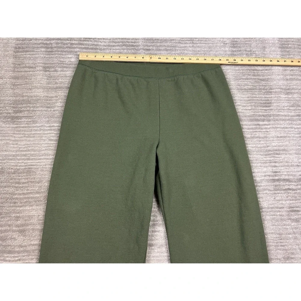 Hanes Sweatpants Adult‎ XL Green Pull On Elastic Waist Cotton Blend Athleisure